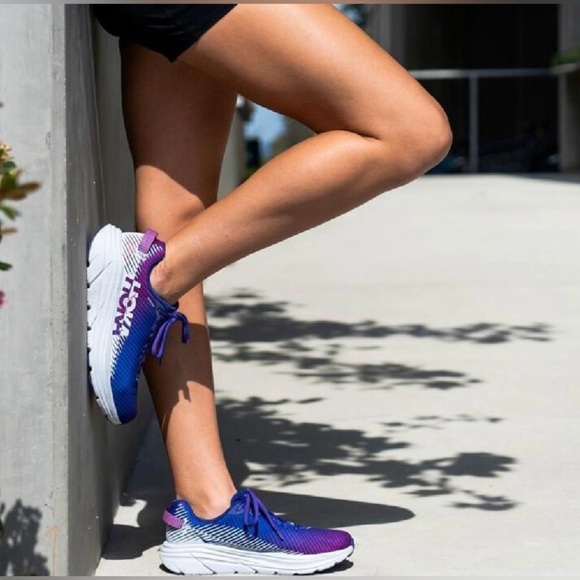 Hoka  rincon Blue and Purple Sneakers with Maximal Cushioning size US 8 - Picture 6 of 9